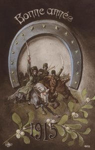ボンヌ・アニー、フランスの年賀状、1915 作： French School